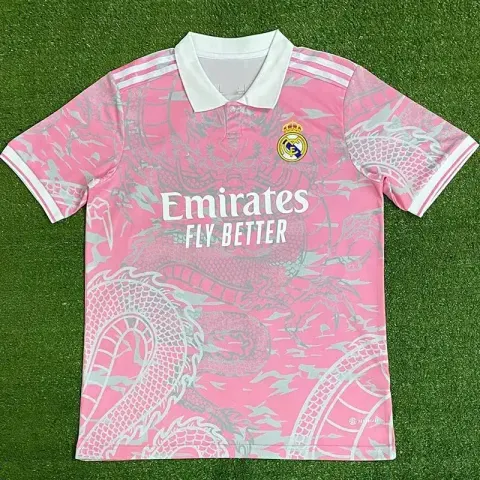 JERSEYS option Real Madrid Dragon Pink