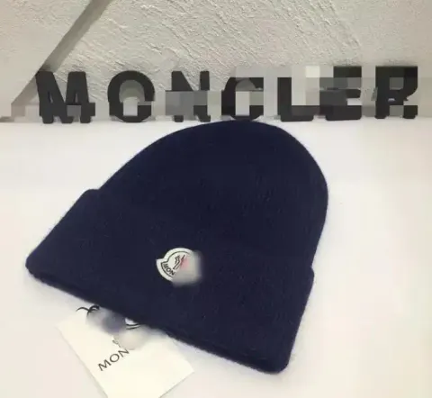 Budget Moncler Beanie option Knit Hat navy blue