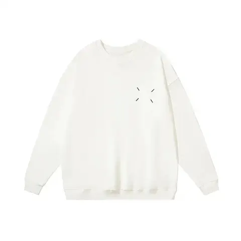 Maison Margiela Longsleeve Ralph Lauren Zip Hoodie option white