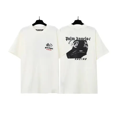 Palm Angels Monogram NY Spray Tee option 2282 off white