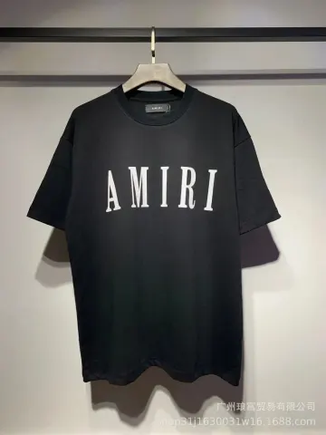 Amiri T-Shirts option 661 black and white