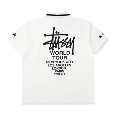 Stussy POLO option white