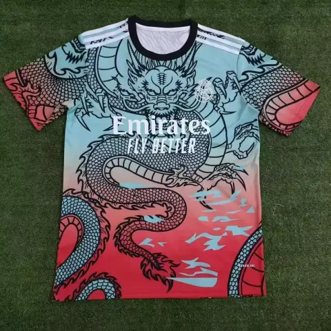 JERSEYS option Real Madrid Light Blue Red Special Edition