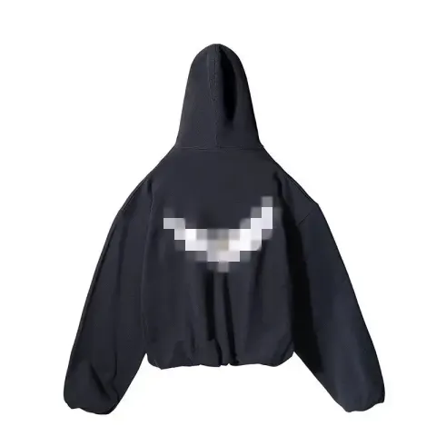 Best Budget Yeezy Gap Hoodie option C13 Black Single Layer