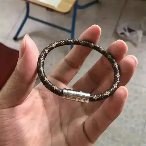 LV BRACLET option Silver Buckle Old Flower