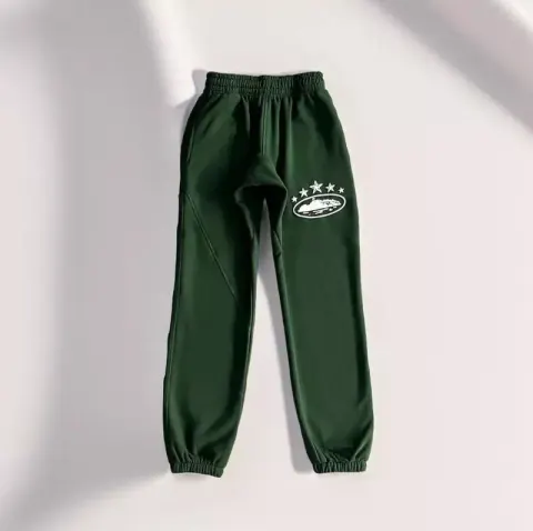 Corteiz Alcatraz Basic Black Pants option Green 5 stars