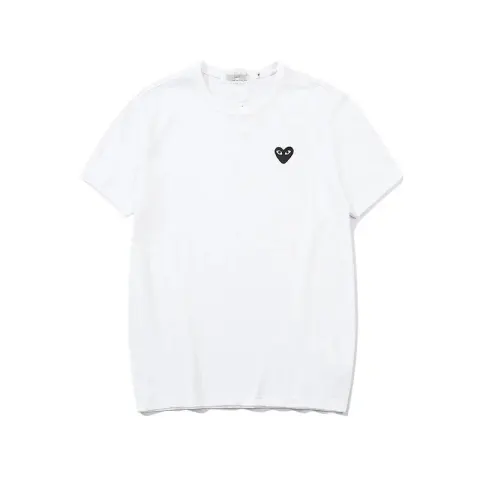 CDG Double Heart Tee option 2195 White