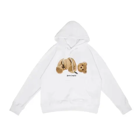 Palm Angels Hoodie option White brown  correct versi