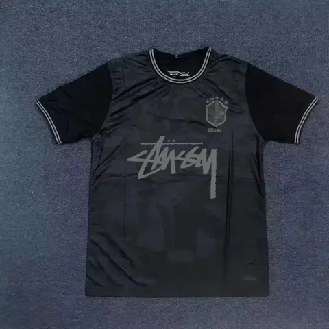 Stussy Jerseys option Brazilian Black with Letters