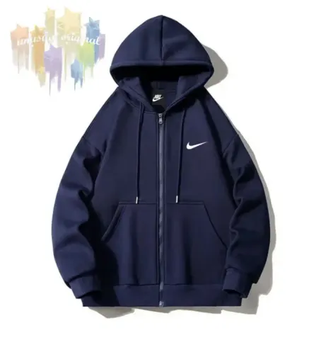 Nike Zip Hoodie option A- 4 Navy
