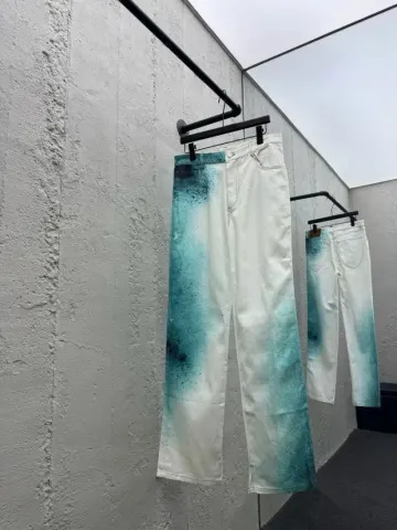 LV Carpenter Jeans option Splash ink starry sky