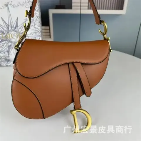 DIOR Saddle option Plain Caramel
