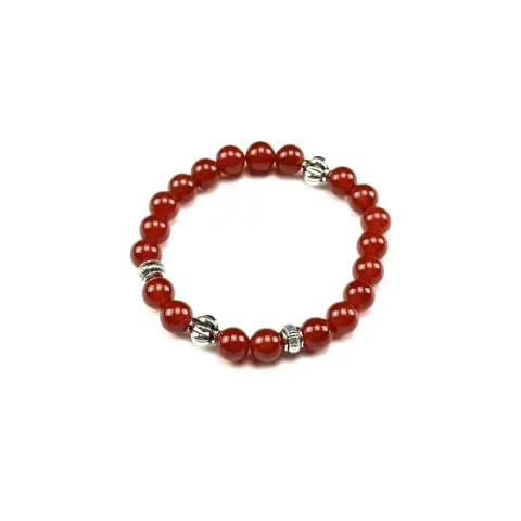 Chrome Hearts Beat Bracelet option Red agate