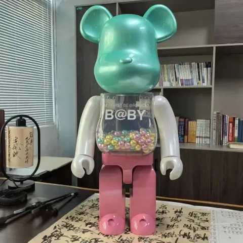 Unique Medium BearBrick option Pearl Qianqiu