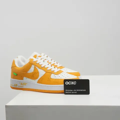 LV Air Force 1 option white yellow skin