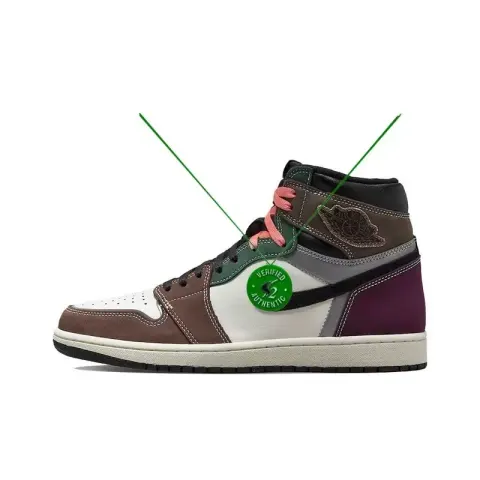 Off-White AJ1 University Blue option Colorful patchwork
