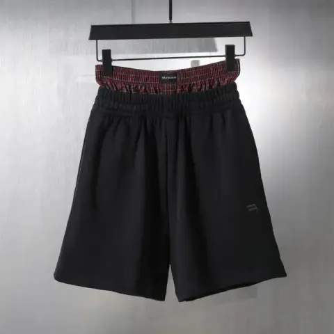 Balenciaga Shorts with Underwear (Grey-Red) option black