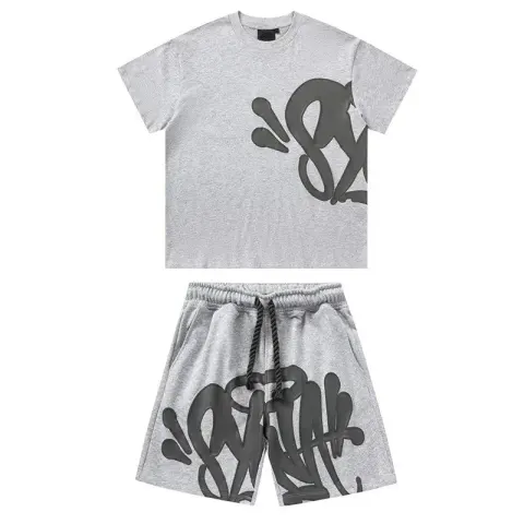 Syna World Suits option Light gray short sleeve suit