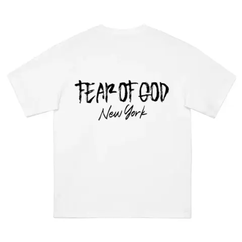 Fear Of God T-shirts option White is slightly larger