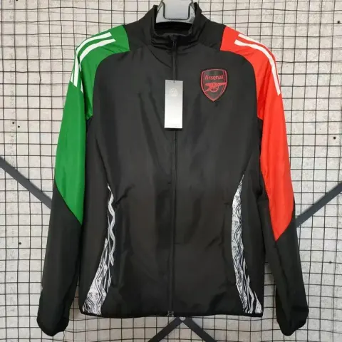 Vintage Jersey Hoodie Zip option 24/25 Arsenal Black One-sided