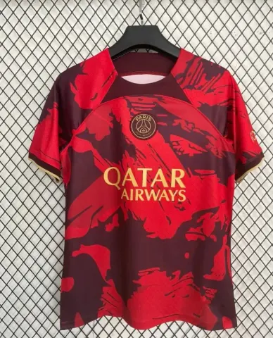 Brazil Special Jersey option 24-25 Paris Red pre-match training suit