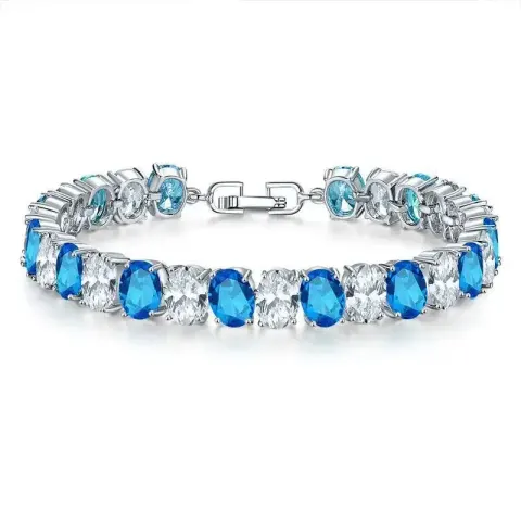 Random Bracelet option KSB00068 Platinum Sky Blue
