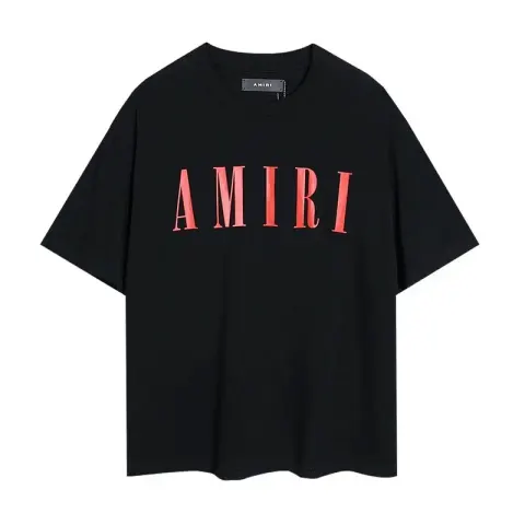 Amiri T-Shirts option 2008 black print red