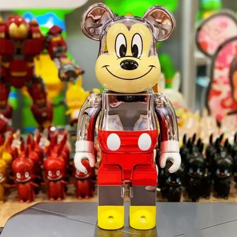 Be@RBRICK 400% option Electroplated Mickey