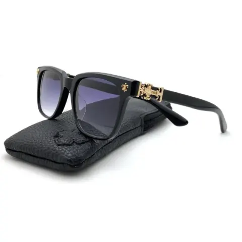 Chrome Hearts Sunglasses option Black Gold/Blue