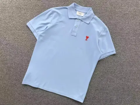 Ami Paris Polo option light blue CY116