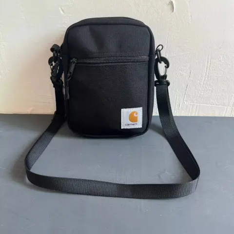 Carhartt Square Shoulder Bag option Card word zipper messenger bag black