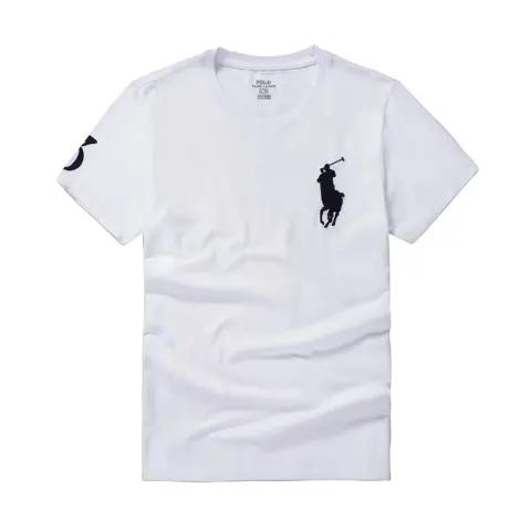Polo Sport Round Neck T-Shirt option Classic horse white