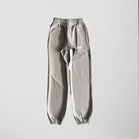 Corteiz Alcatraz Basic Black Pants option V2 advanced stitching gray
