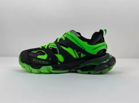 Balenciaga Track Shoes option Black Luminous Green 35-46