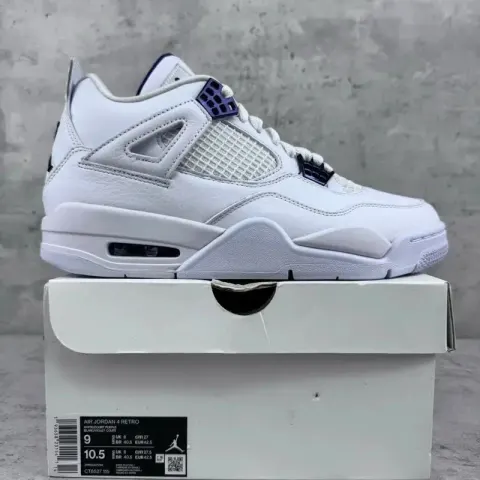 Jordan 4 Manila option White purple buckle 408452-115