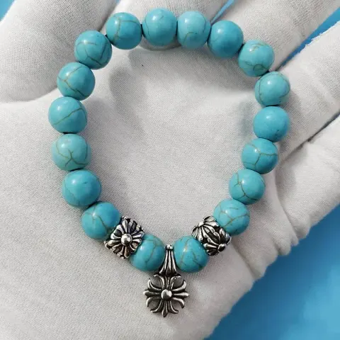 Chrome Hearts Thick Bracelet With Cross option S36