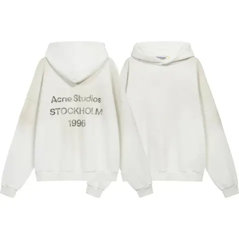 Acne Studios Hoodie option Rice White