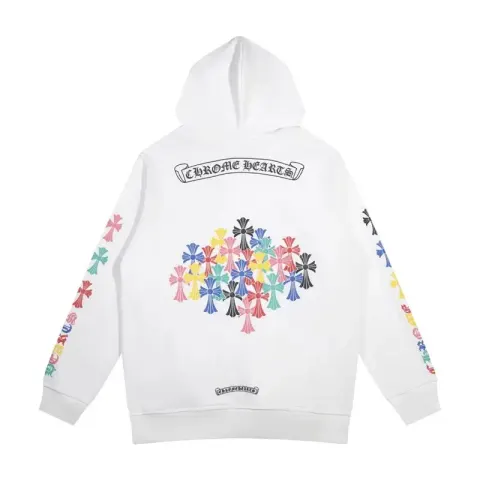 Chrome Hearts Hoodies (20+ Styles) option K7023 White