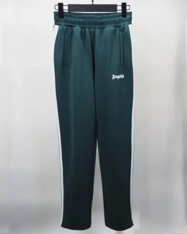 Palm Angels Zip Hoodie option Green pants