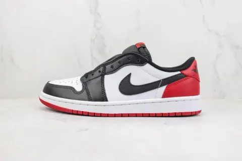 Jordan 1 Low Shoes option black red CZ0790-106