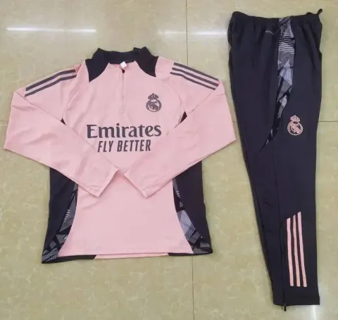 Football PSG Tracksuit option 2425 Real Madrid Pink