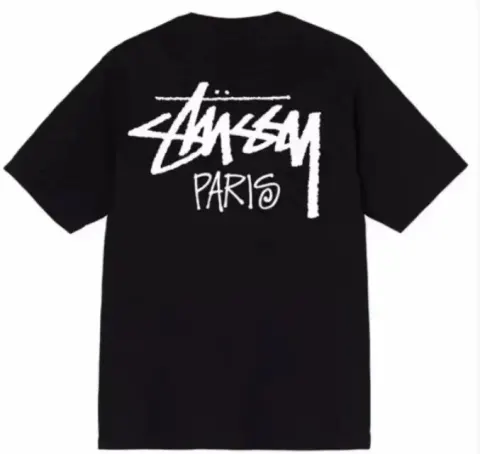 Stussy T-Shirt option Black [PARIS]]
