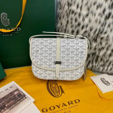 Goyard Belvedere Bag option white