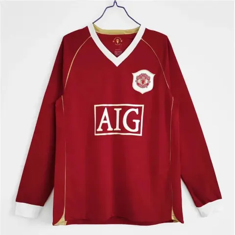 AC Milan Long Sleeve T-Shirt option Long-sleeve Manchester United 06/07
