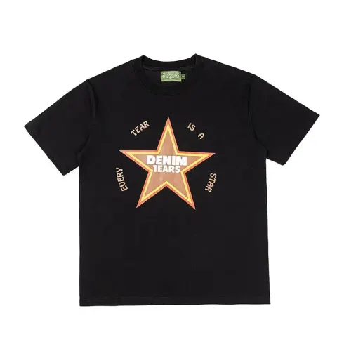 Denim Tears x Offset T-Shirt option Black pentagram