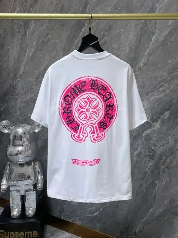 Chrome Hearts Leather Tee's (30+ Styles) option 8786 luminous white