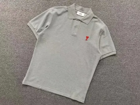 Ami Paris Polo option Grey CY116