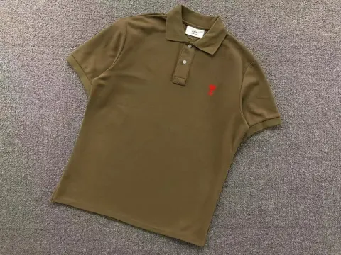 Ami Paris Polo option COFFEE CY116