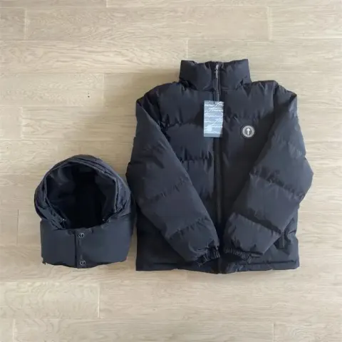 Shiny Trapstar Jacket option Classic Black Jacket