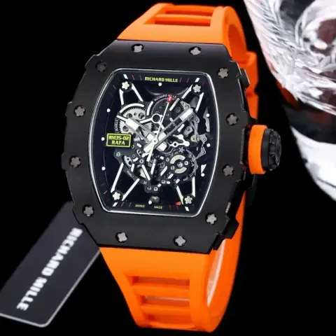 Richard Mille Watch 35-02 option Black Shell  Orange Tape